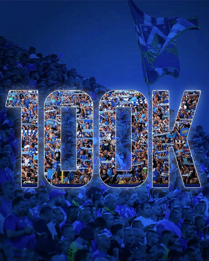 Левски София с 100 000 последователи в Instagram!