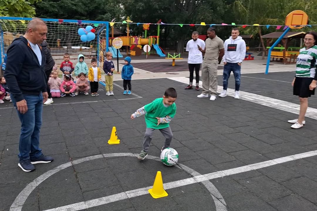 Честване на Европейския ден на спорта: Черно море посети детска градина във Варна