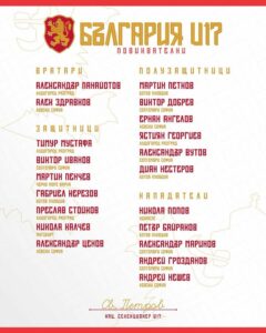 Петима таланти от Академия Септември ще защитават цветовете на България U17 в предстоящите европейски квалификации