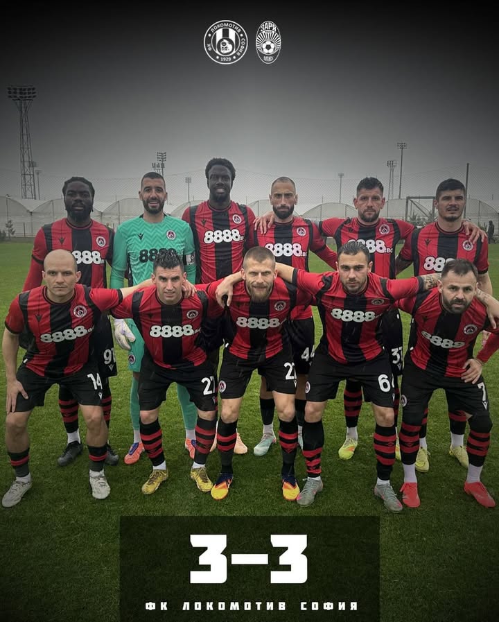 Локомотив (София) завърши с равенство 3:3 срещу Зоря (Луганск) в контролен мач в Анталия