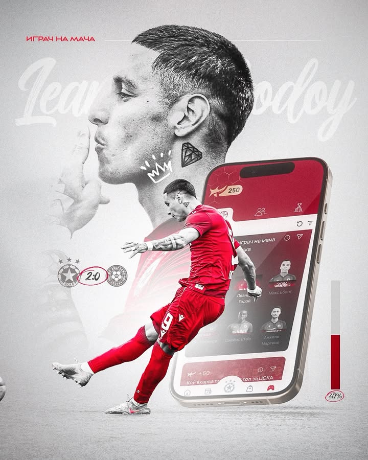 Леандро Годой е избран за Играч на мача срещу Добруджа след блестящо представяне