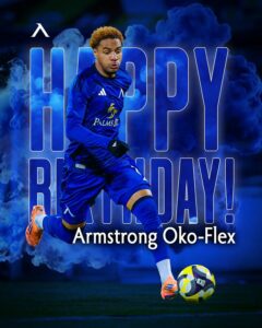 Армстронг Око-Флекс празнува 24-ия си рожден ден с пожелания за успех с "Левски"